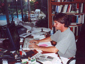 Thomas Pilitowski at his desk
